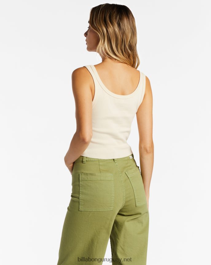 deja crecer el amor camiseta mujer blanco antiguo DR68442056 Billabong