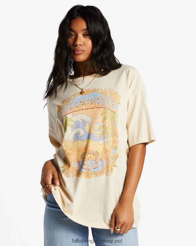 en las nubes camiseta mujer blanco antiguo DR68442038 Billabong