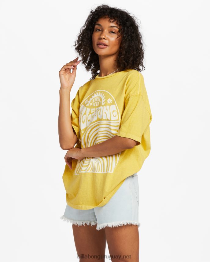 hola sol camiseta oversize mujer abeja DR68441912 Billabong