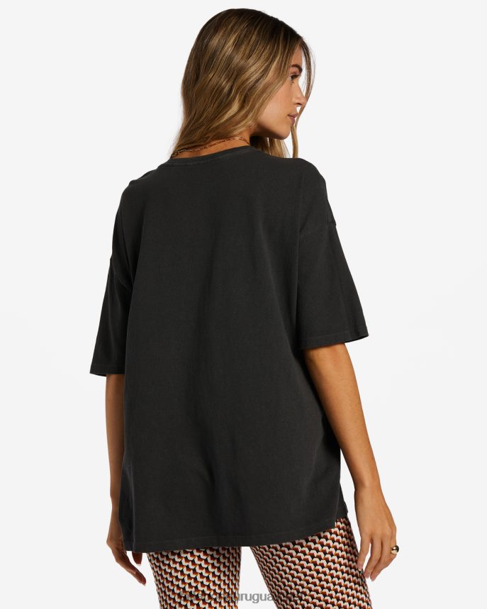 lugar correcto momento correcto camiseta mujer apagado negro DR68442035 Billabong
