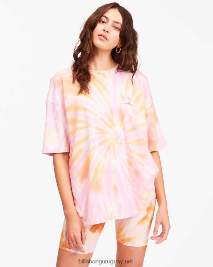 playera de manga corta true boy surf mujer teñido anudado DR68442362 Billabong