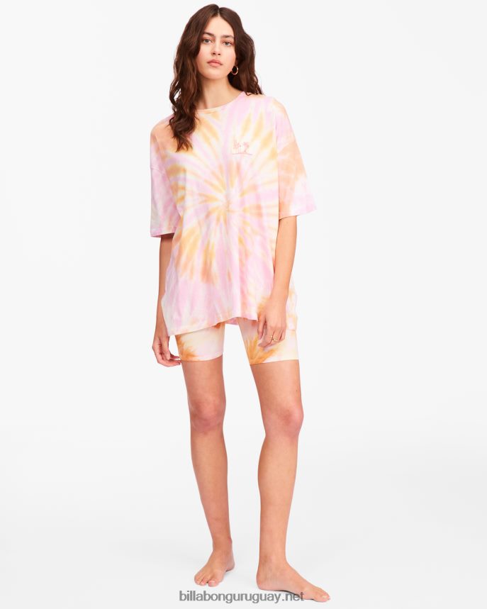 playera de manga corta true boy surf mujer teñido anudado DR68442362 Billabong