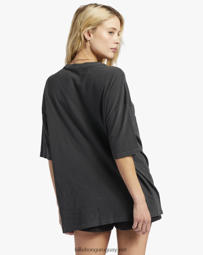 playera oversize con diseño de bailarina de medianoche mujer apagado negro DR68441832 Billabong