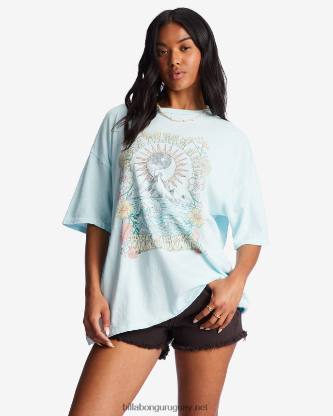 playera oversize de ensueño mujer cielos iluminados DR68441976 Billabong