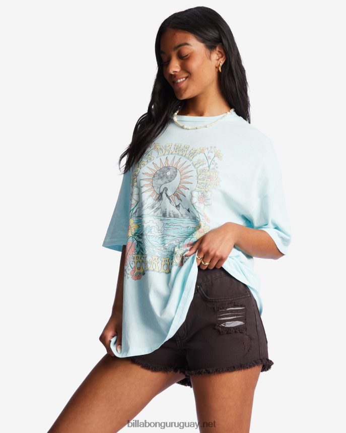 playera oversize de ensueño mujer cielos iluminados DR68441976 Billabong