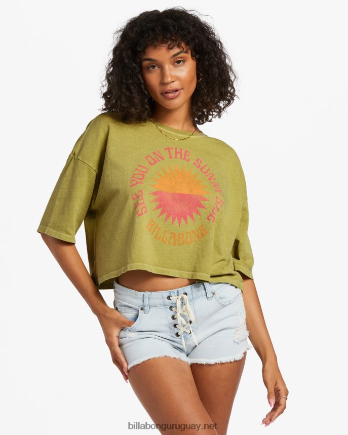 verdadera camiseta corta mujer algas marinas DR68441886 Billabong
