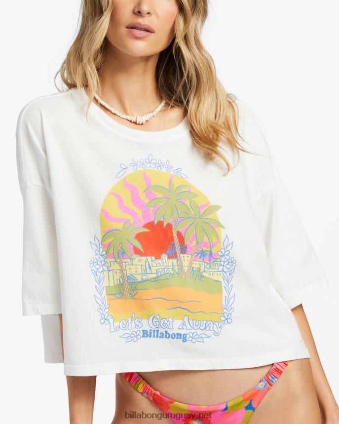 verdadera camiseta corta mujer cristal de sal DR68441883 Billabong