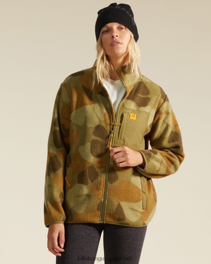 a/div switchback full zip 2 chaqueta con cremallera mujer camuflaje DR68442248 Billabong
