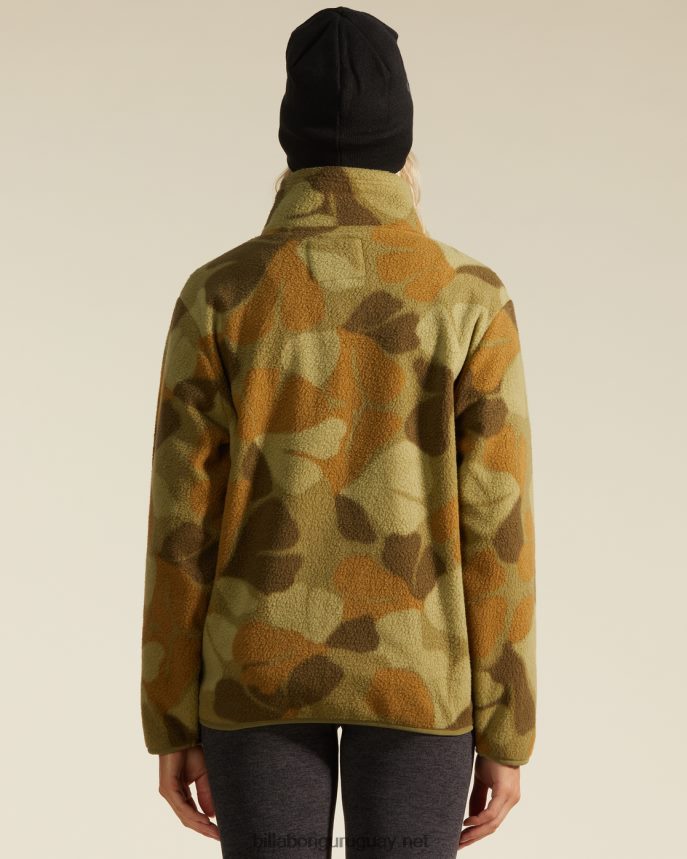 a/div switchback full zip 2 chaqueta con cremallera mujer camuflaje DR68442248 Billabong