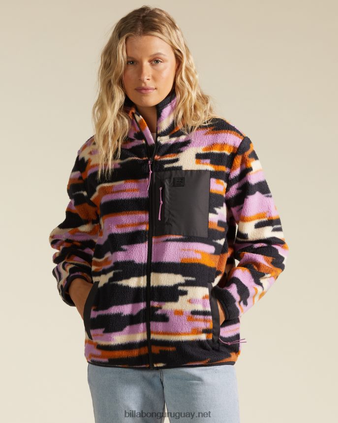 a/div switchback full zip 2 chaqueta con cremallera mujer negro multi DR68442247 Billabong