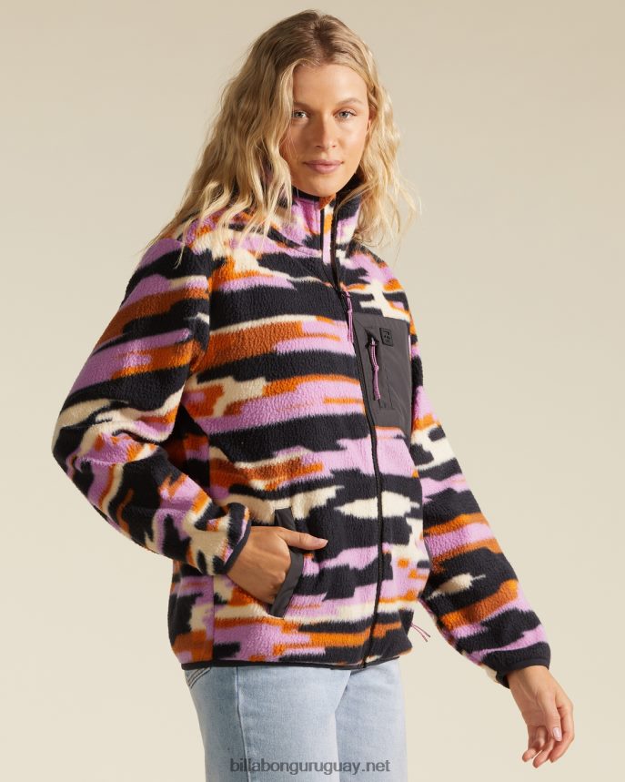 a/div switchback full zip 2 chaqueta con cremallera mujer negro multi DR68442247 Billabong