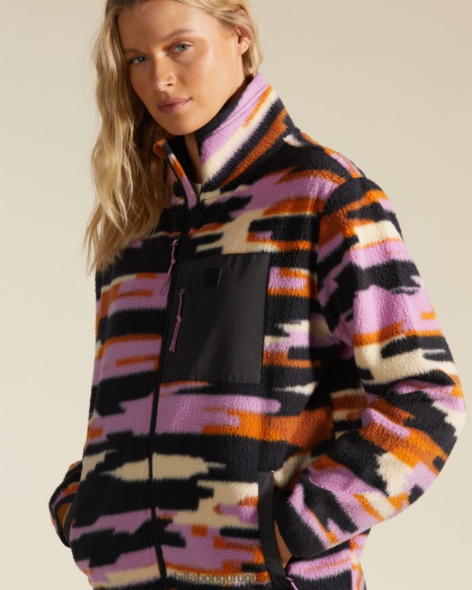 a/div switchback full zip 2 chaqueta con cremallera mujer negro multi DR68442247 Billabong