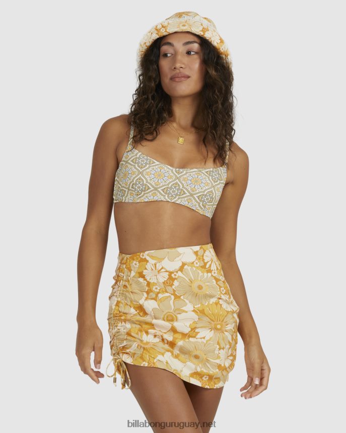 minifalda dalilah mujer óxido DR68441952 Billabong