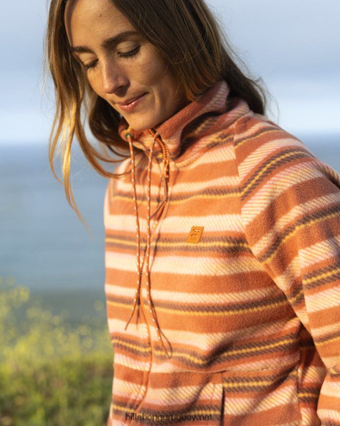 Forro polar con cremallera y cuello simulado. mujer besa la tierra DR68442129 Billabong