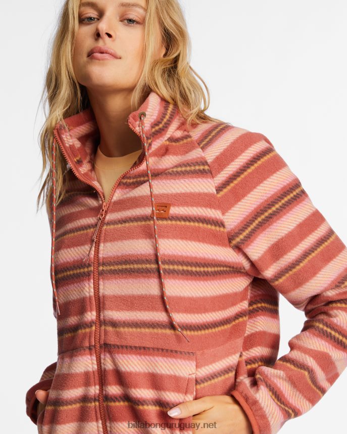 Forro polar con cremallera y cuello simulado. mujer besa la tierra DR68442129 Billabong