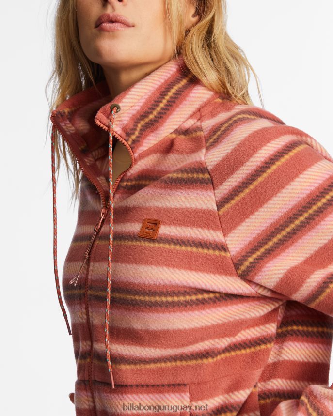 Forro polar con cremallera y cuello simulado. mujer besa la tierra DR68442129 Billabong