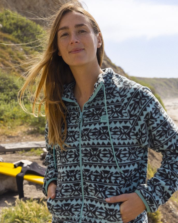 Forro polar con cremallera y cuello simulado. mujer laguna DR68442125 Billabong