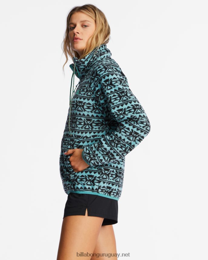 Forro polar con cremallera y cuello simulado. mujer laguna DR68442125 Billabong