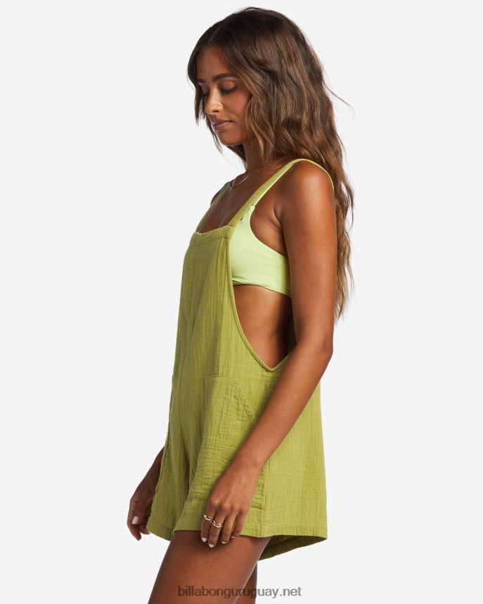 mameluco de aplastamiento de playa mujer algas marinas DR68441775 Billabong