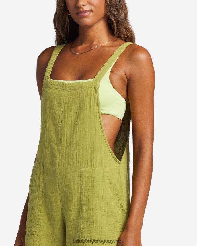 mameluco de aplastamiento de playa mujer algas marinas DR68441775 Billabong