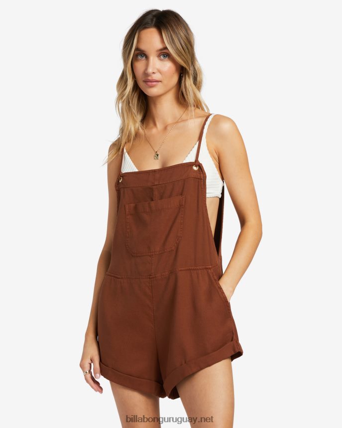 mameluco de búsqueda salvaje mujer coco tostado DR68441324 Billabong