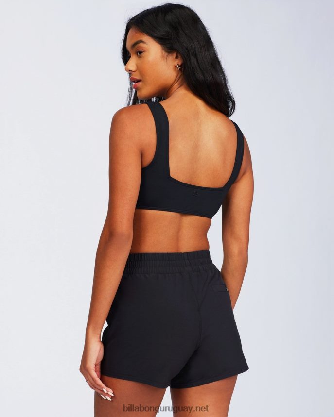 bañador sol searcher 5 con cintura elástica mujer guijarro negro DR68441358 Billabong