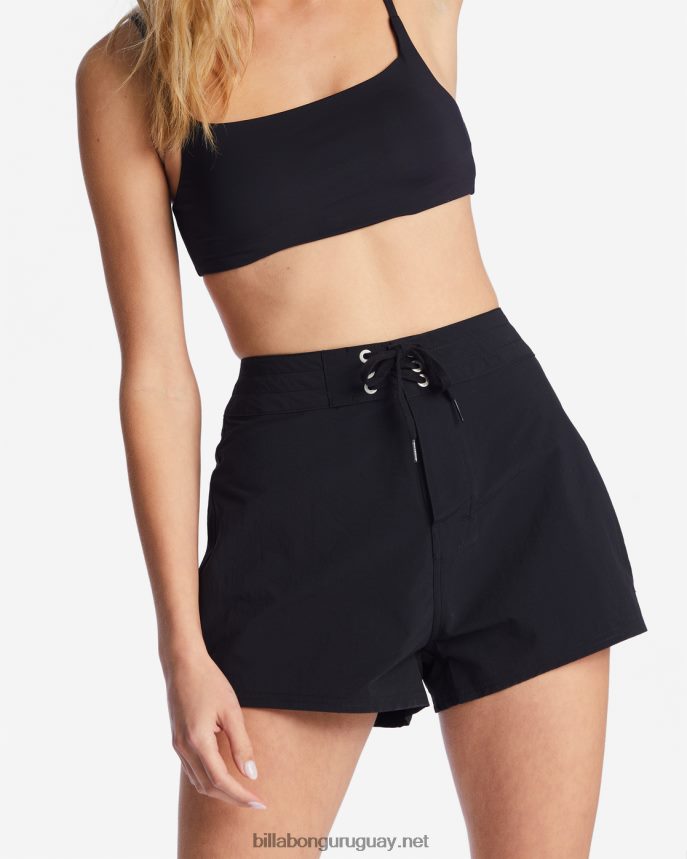 shorts de playa sol searcher con cintura fija mujer guijarro negro DR68441669 Billabong