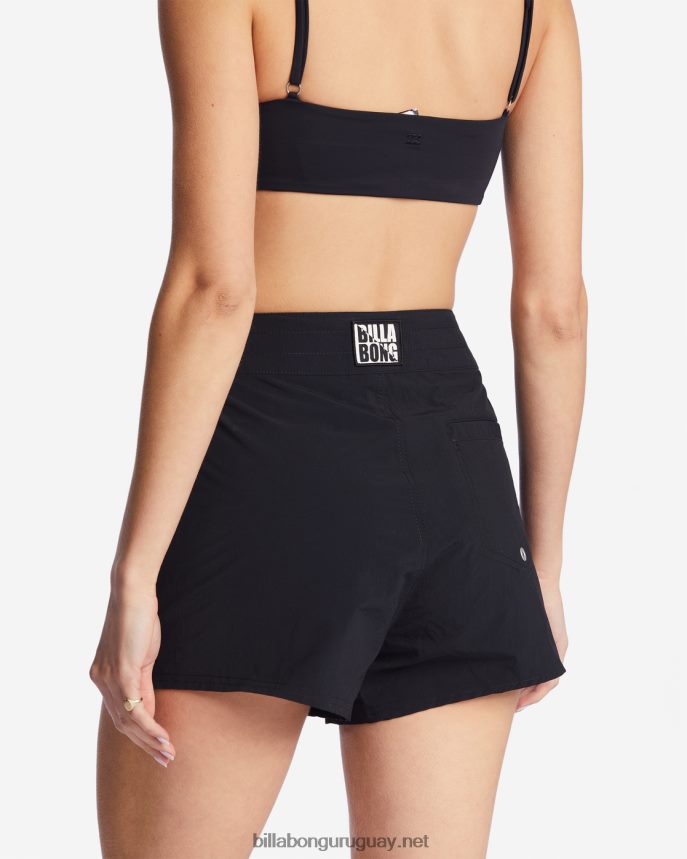 shorts de playa sol searcher con cintura fija mujer guijarro negro DR68441669 Billabong