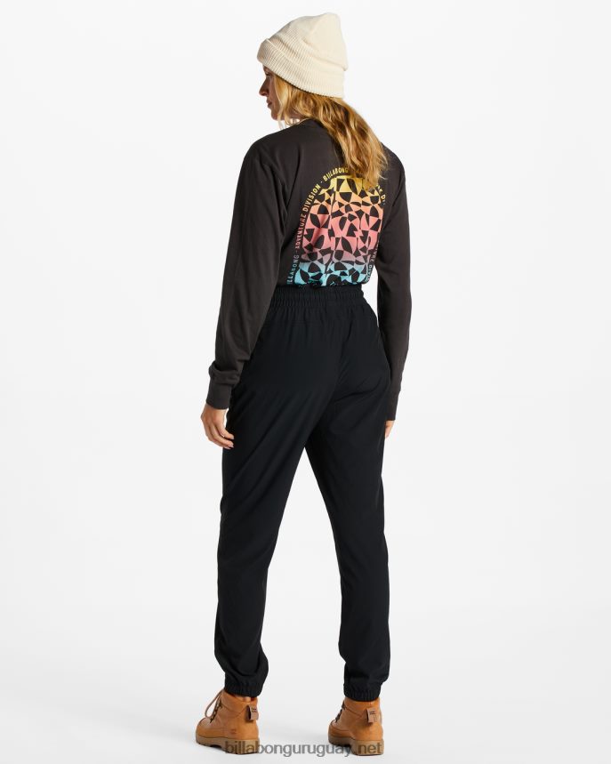 pantalones de chándal a/div canyon jogger mujer negro DR68442065 Billabong
