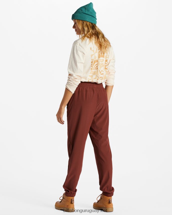 pantalones de chándal a/div canyon jogger mujer palo de rosa DR68442084 Billabong