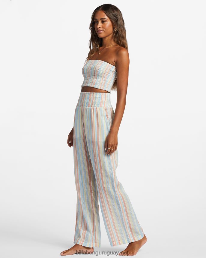 New Waves 2 pantalones con cintura elástica mujer cristal de sal DR68441803 Billabong