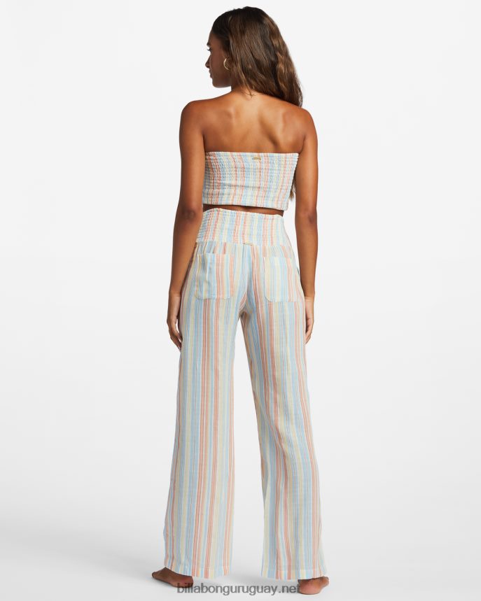 New Waves 2 pantalones con cintura elástica mujer cristal de sal DR68441803 Billabong