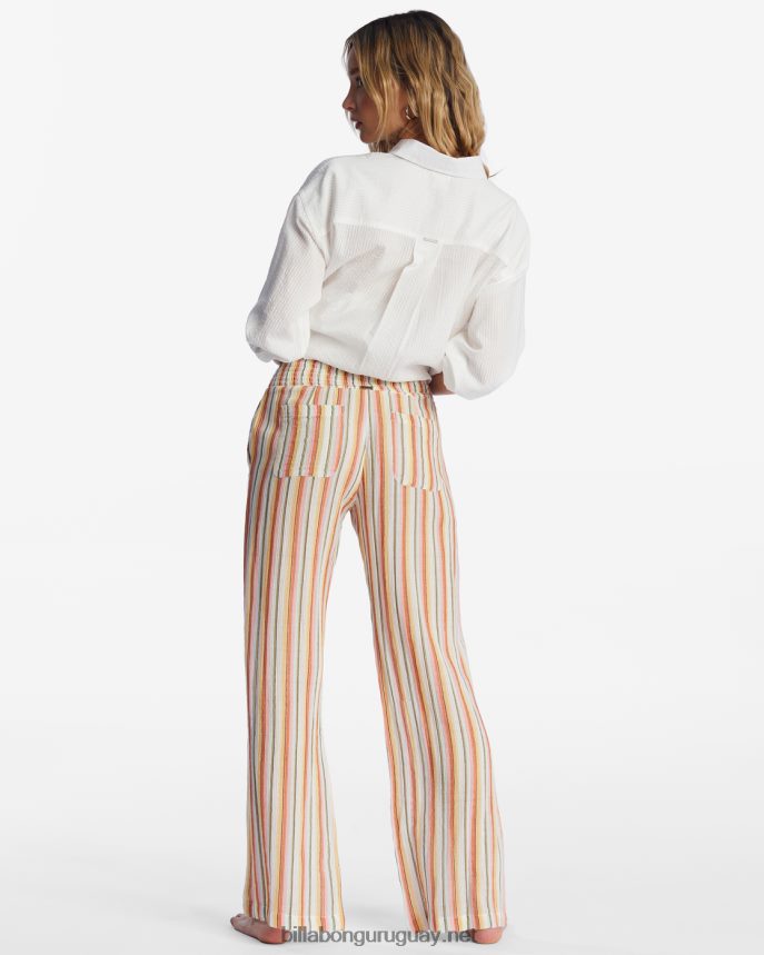 New Waves 2 pantalones con cintura elástica mujer cristal de sal DR68442127 Billabong