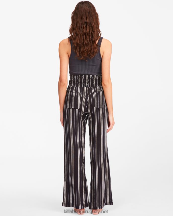 New Waves 2 pantalones con cintura elástica mujer negro DR68441903 Billabong