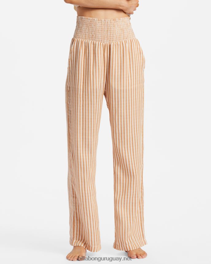 New Waves 2 pantalones con cintura elástica mujer tan bronceado DR68441820 Billabong
