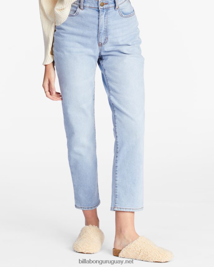 jeans perk up de talle alto mujer enjuague índigo DR68442237 Billabong