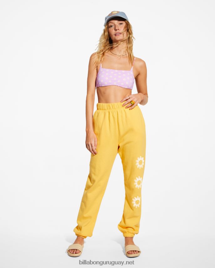 joggers billabong x smiley feliz sábado mujer días más brillantes DR68442205