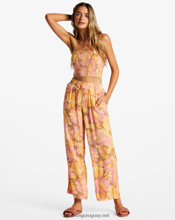 los rayos del sol arrugan los pantalones mujer multi DR68442024 Billabong