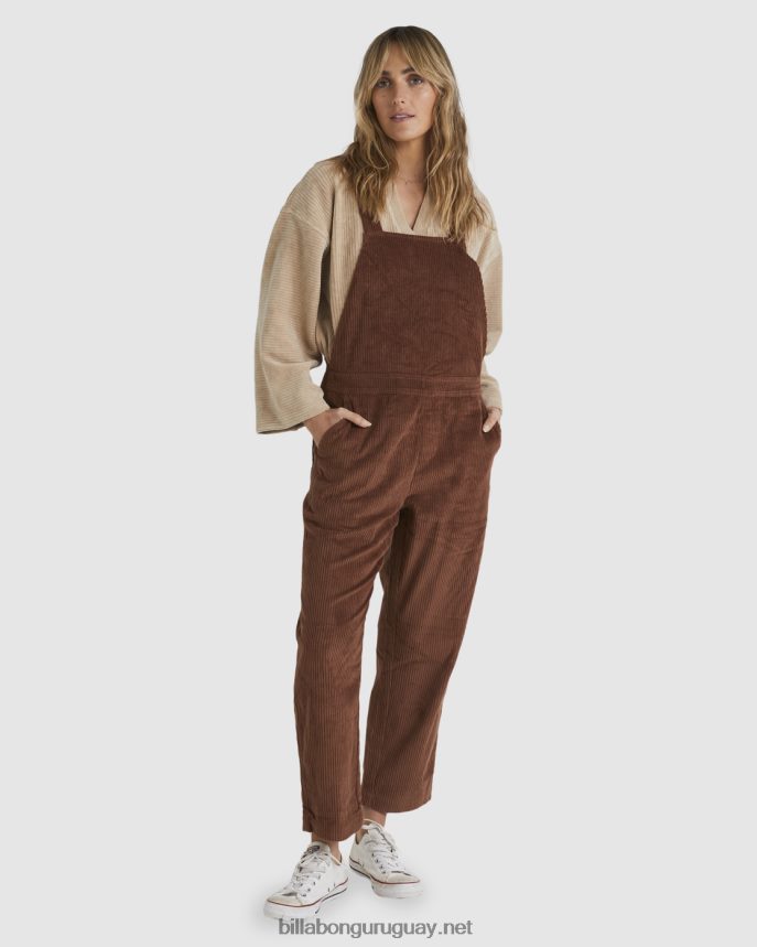 overoles tan emocionados mujer chocolate negro DR68441874 Billabong