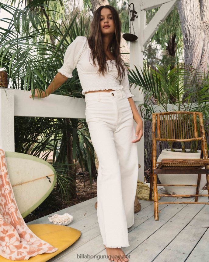pantalones anchos de caída libre mujer cristal de sal DR68442018 Billabong