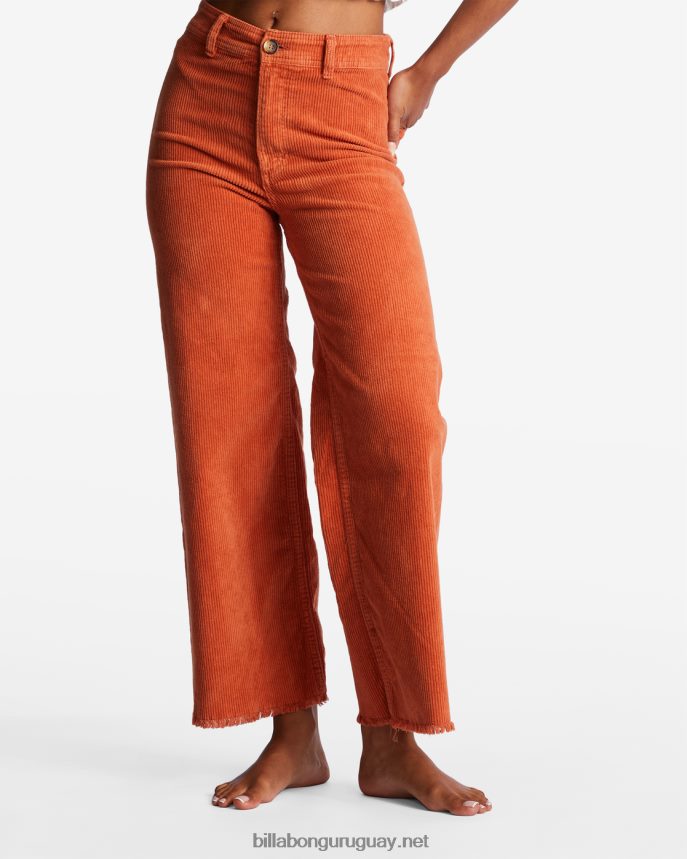 pantalones anchos de caída libre mujer ladrillo DR68441966 Billabong