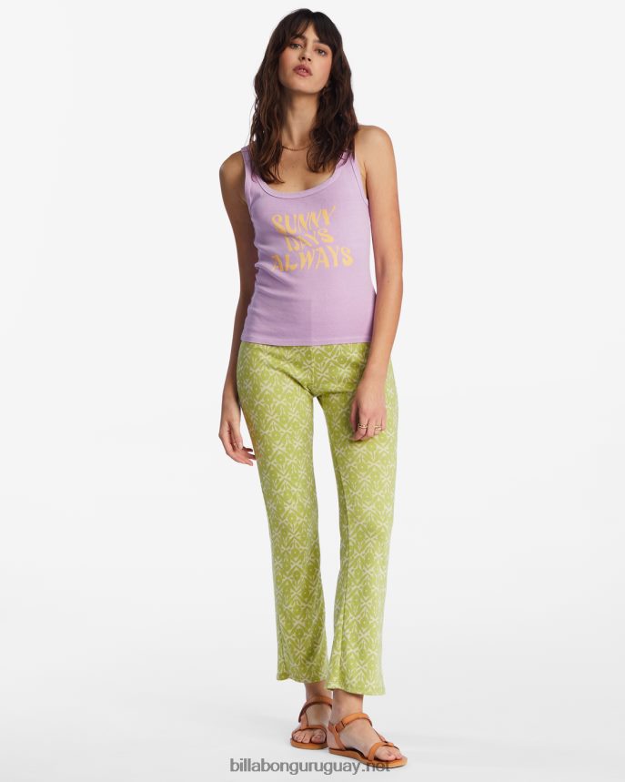 pantalones de punto tobilleros mejor juntos mujer prado de musgo DR68442140 Billabong