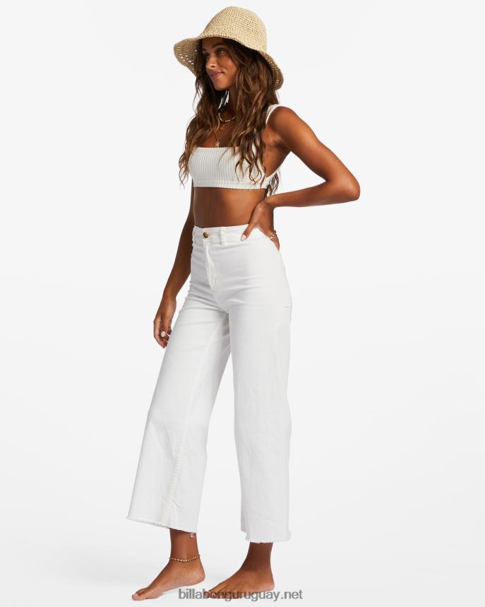 pantalones de tiro alto de caída libre mujer cristal de sal DR68441749 Billabong