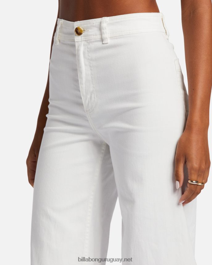 pantalones de tiro alto de caída libre mujer cristal de sal DR68441749 Billabong