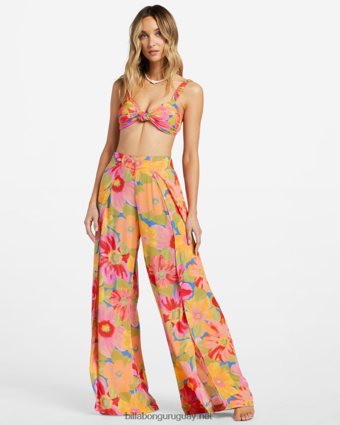 pantalones florales de espíritu dividido mujer multi DR68441822 Billabong