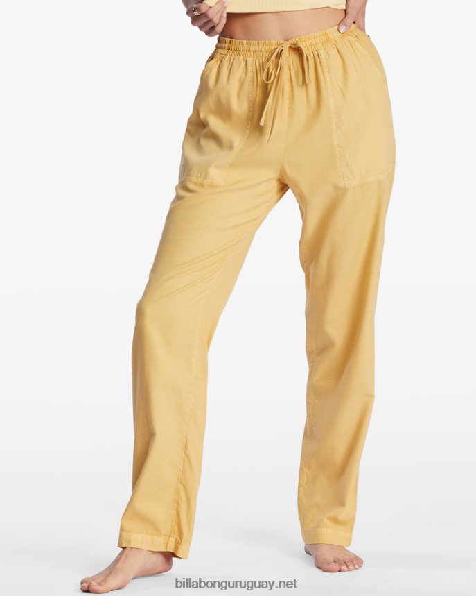 pantalones tejidos de playa mujer Costa Dorada DR68442196 Billabong