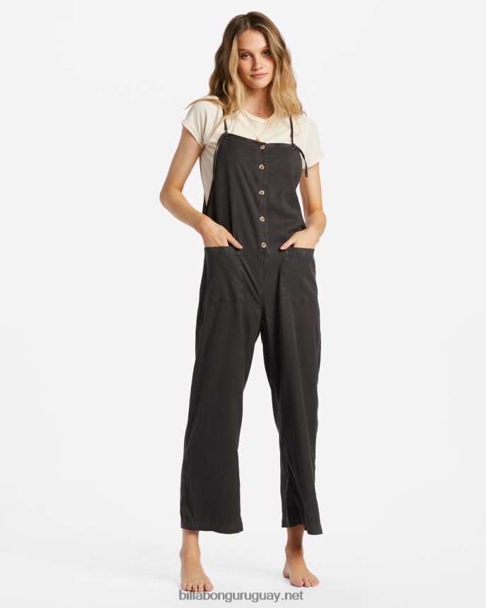 peto de pernera ancha beach cruiser mujer apagado negro DR68441750 Billabong