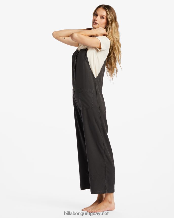 peto de pernera ancha beach cruiser mujer apagado negro DR68441750 Billabong