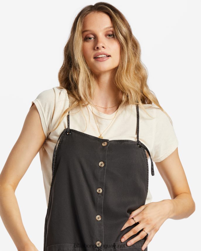 peto de pernera ancha beach cruiser mujer apagado negro DR68441750 Billabong