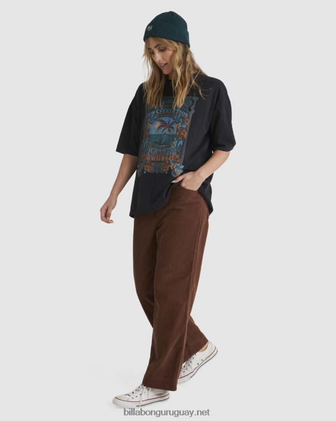 surco en pantalones de pana mujer chocolate negro DR68441880 Billabong